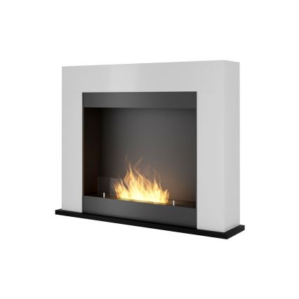 InFire - BIO kamin 87,5x110 cm 3kW bela