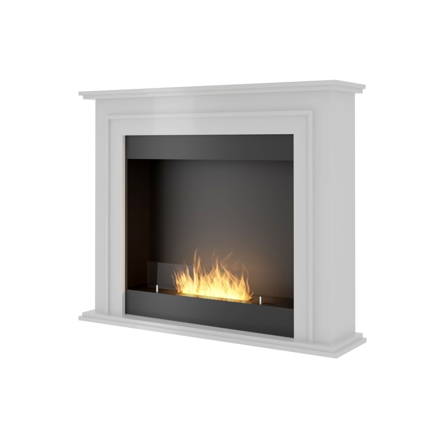 InFire - BIO kamin 90x112,5 cm 3kW bela
