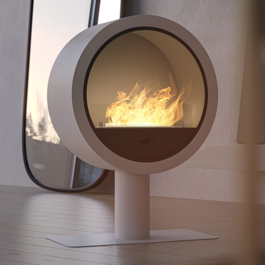 InFire - BIO kamin pr. 72,5 cm 3kW bela