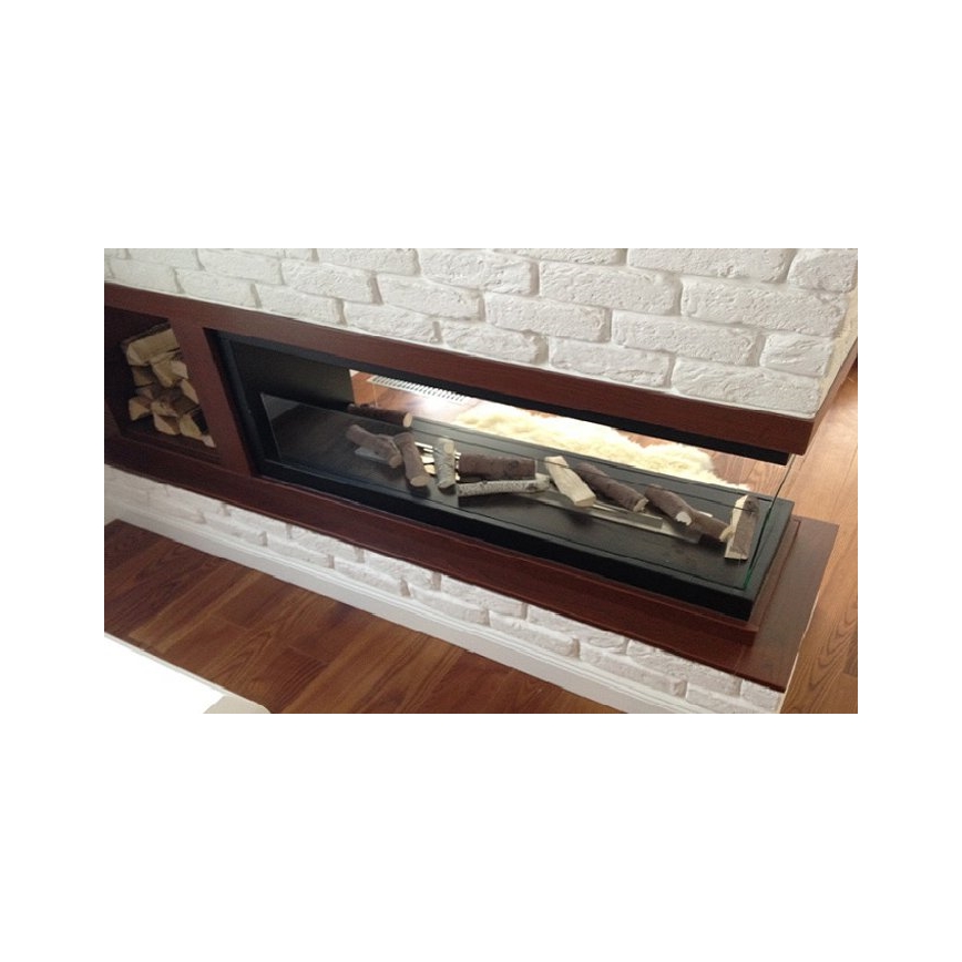 InFire - Kotni BIO kamin 100x50 cm 3kW bifacial
