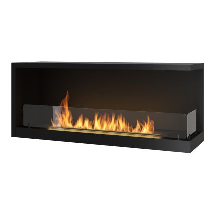 InFire - Kotni BIO kamin 110x45 cm 3kW črna