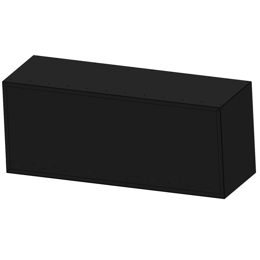 InFire - Kotni BIO kamin 110x45 cm 3kW črna