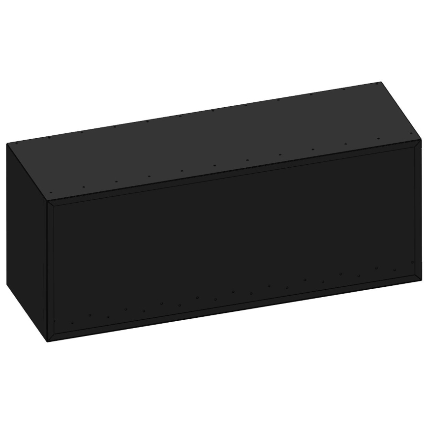 InFire - Kotni BIO kamin 110x45 cm 3kW črna