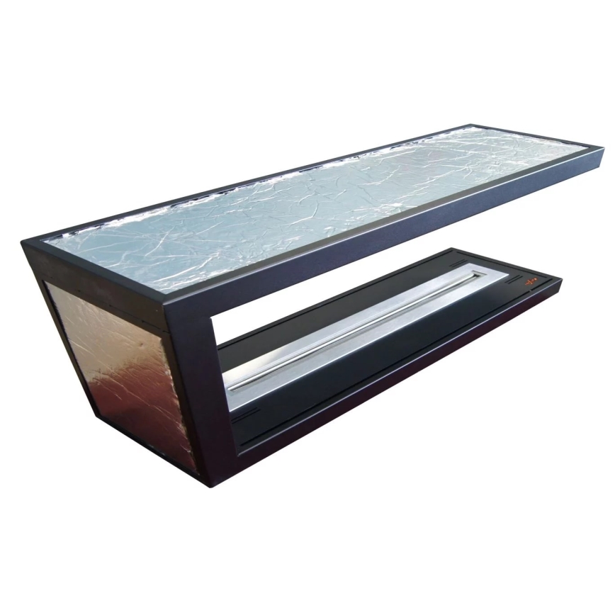 InFire - Kotni BIO kamin 120x50 cm 3kW bifacial