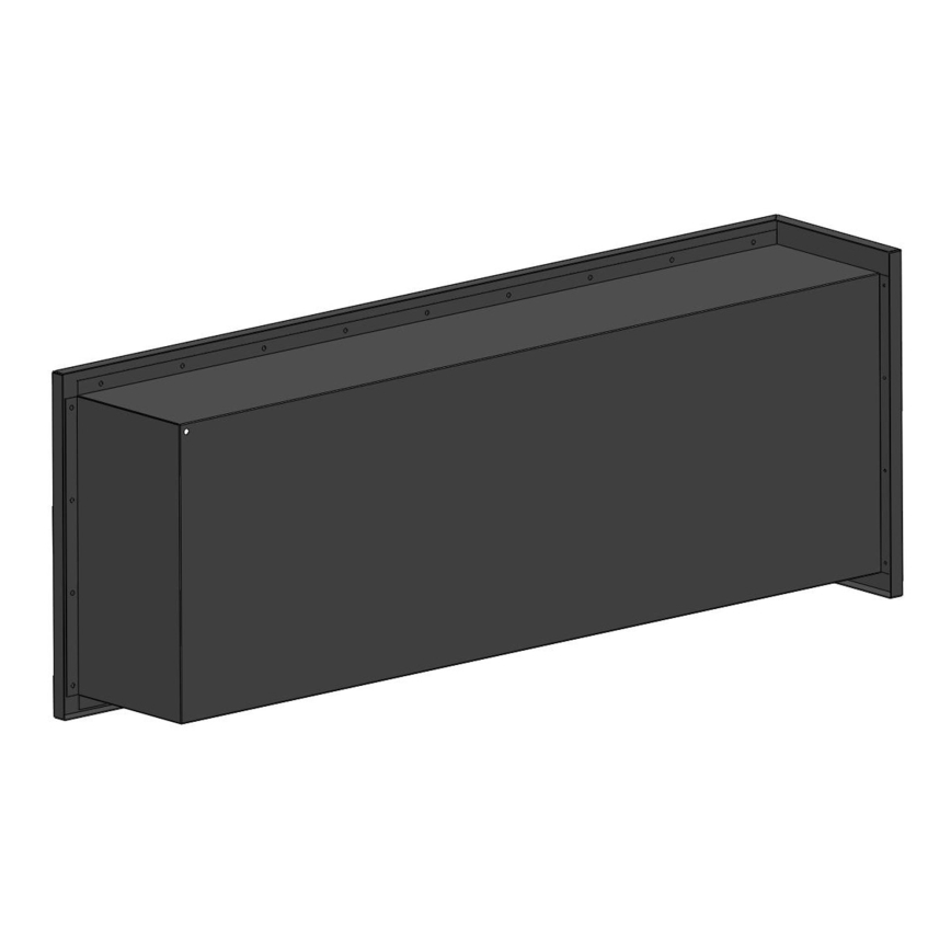 InFire - Kotni BIO kamin 45x120 cm 3kW črna