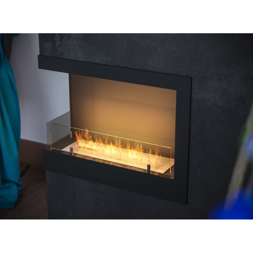 InFire - Kotni BIO kamin 45x60 cm 3kW črna