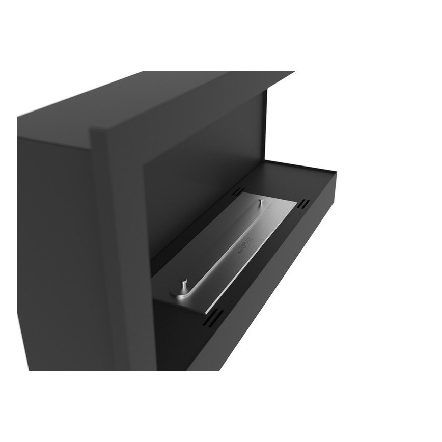 InFire - Kotni BIO kamin 45x90 cm 3kW črna