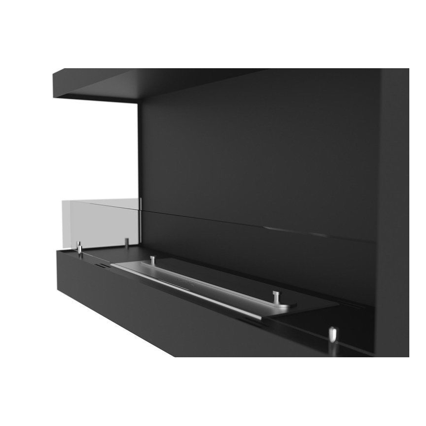 InFire - Kotni BIO kamin 45x90 cm 3kW črna