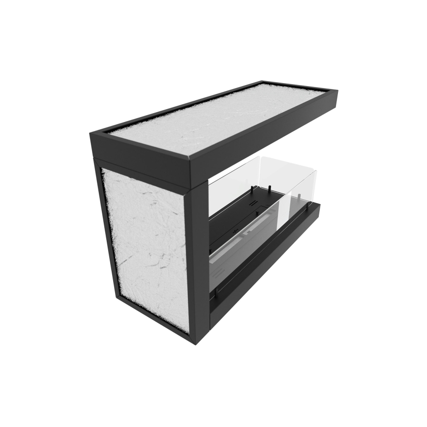 InFire - Kotni BIO kamin 80x50 cm 3kW bifacial