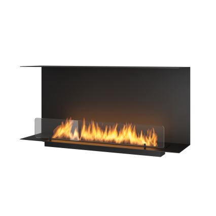 InFire - Vgradni BIO kamin 100x45 cm 3kW črna