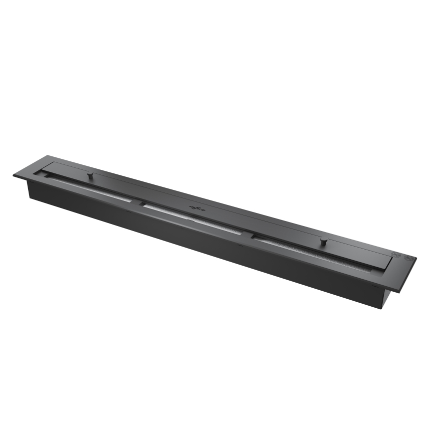InFire - Vgradni BIO kamin 100x45 cm 3kW črna