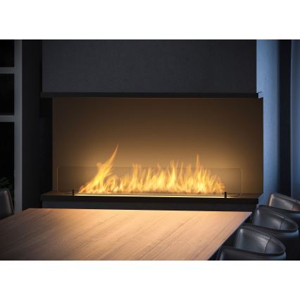 InFire - Vgradni BIO kamin 100x50 cm 3kW črna