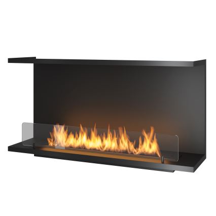 InFire - Vgradni BIO kamin 100x50 cm 3kW črna