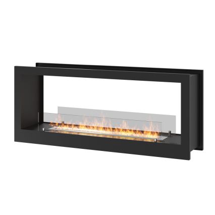 InFire - Vgradni BIO kamin 120x50 cm 3kW bifacial