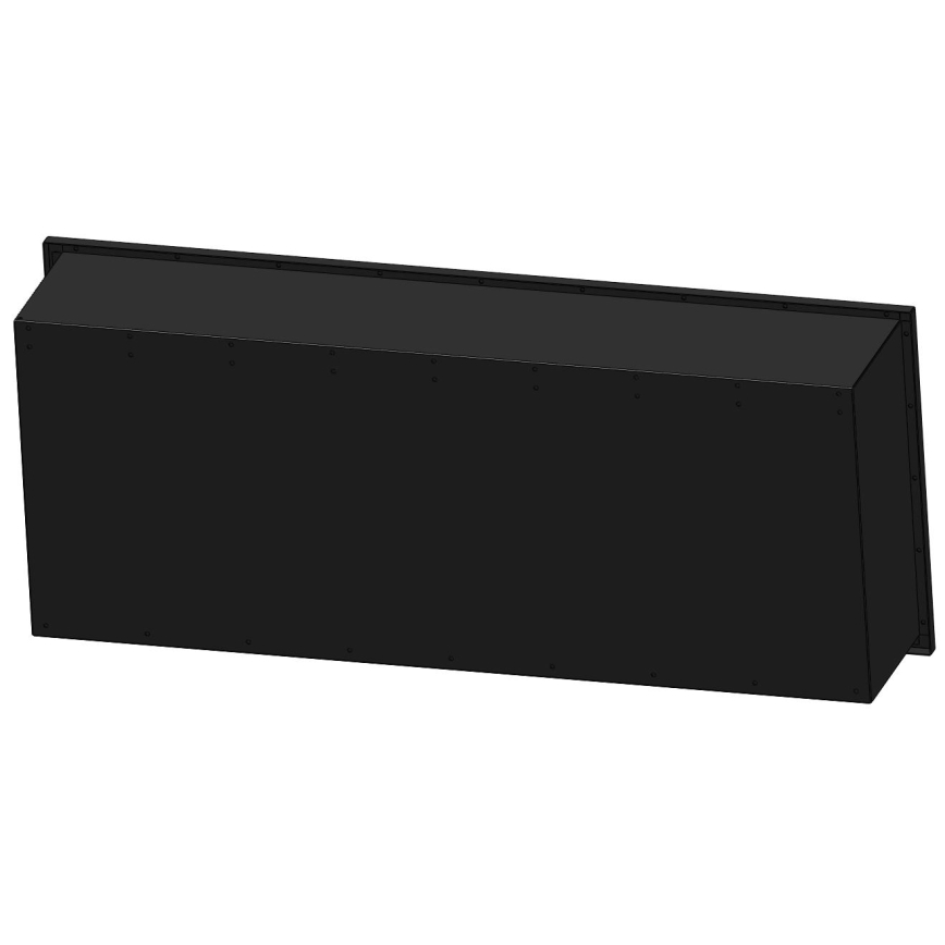 InFire - Vgradni BIO kamin 120x50 cm 3kW črna