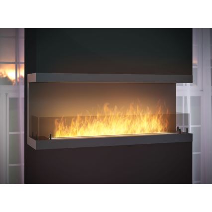 InFire - Vgradni BIO kamin 120x50 cm 5kW črna