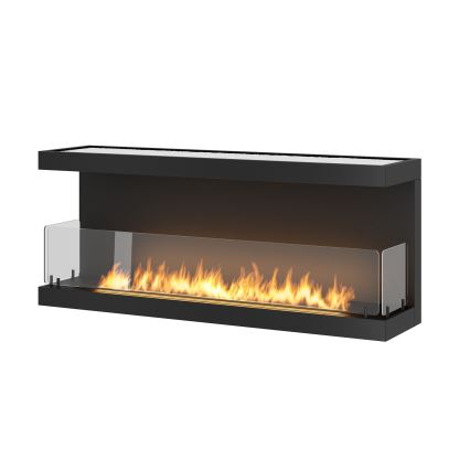 InFire - Vgradni BIO kamin 120x50 cm 5kW črna