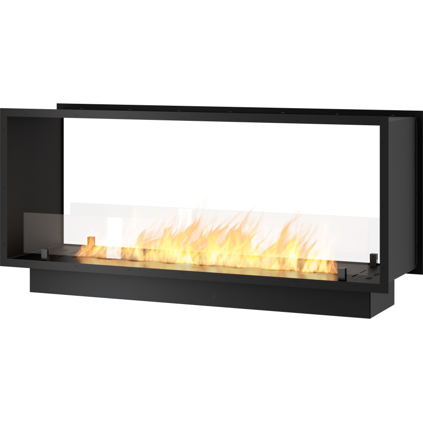 InFire - Vgradni BIO kamin 48,5x123,5 cm 6kW črna