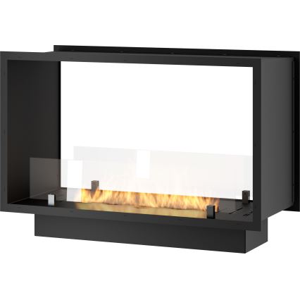InFire - Vgradni BIO kamin 48,5x83,5 cm 3,5kW črna