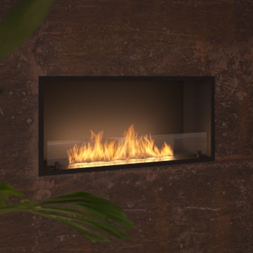 InFire - Vgradni BIO kamin 49,4x104,4 cm 6kW črna