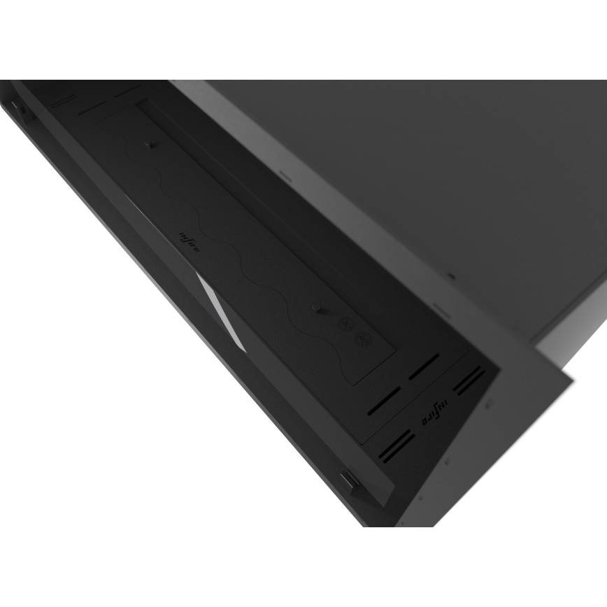 InFire - Vgradni BIO kamin 49,4x104,4 cm 6kW črna
