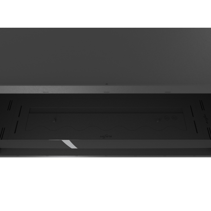 InFire - Vgradni BIO kamin 49,4x104,4 cm 6kW črna