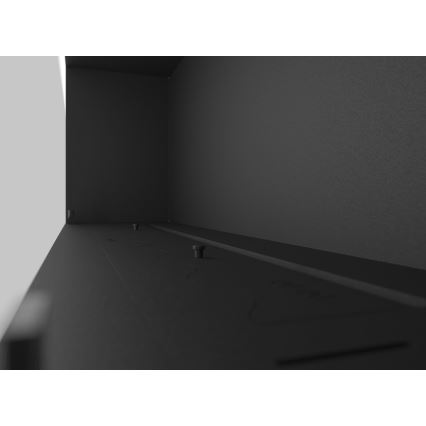 InFire - Vgradni BIO kamin 49,4x124,4 cm 6kW črna