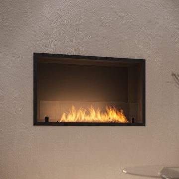InFire - Vgradni BIO kamin 49,4x84,4 cm 3,5kW črna