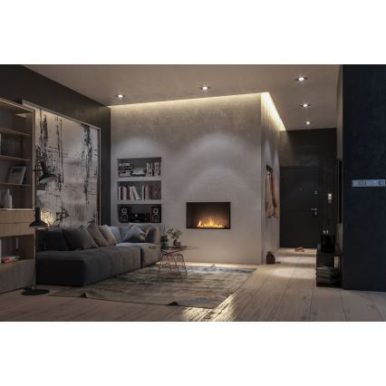 InFire - Vgradni BIO kamin 49,4x84,4 cm 3,5kW črna