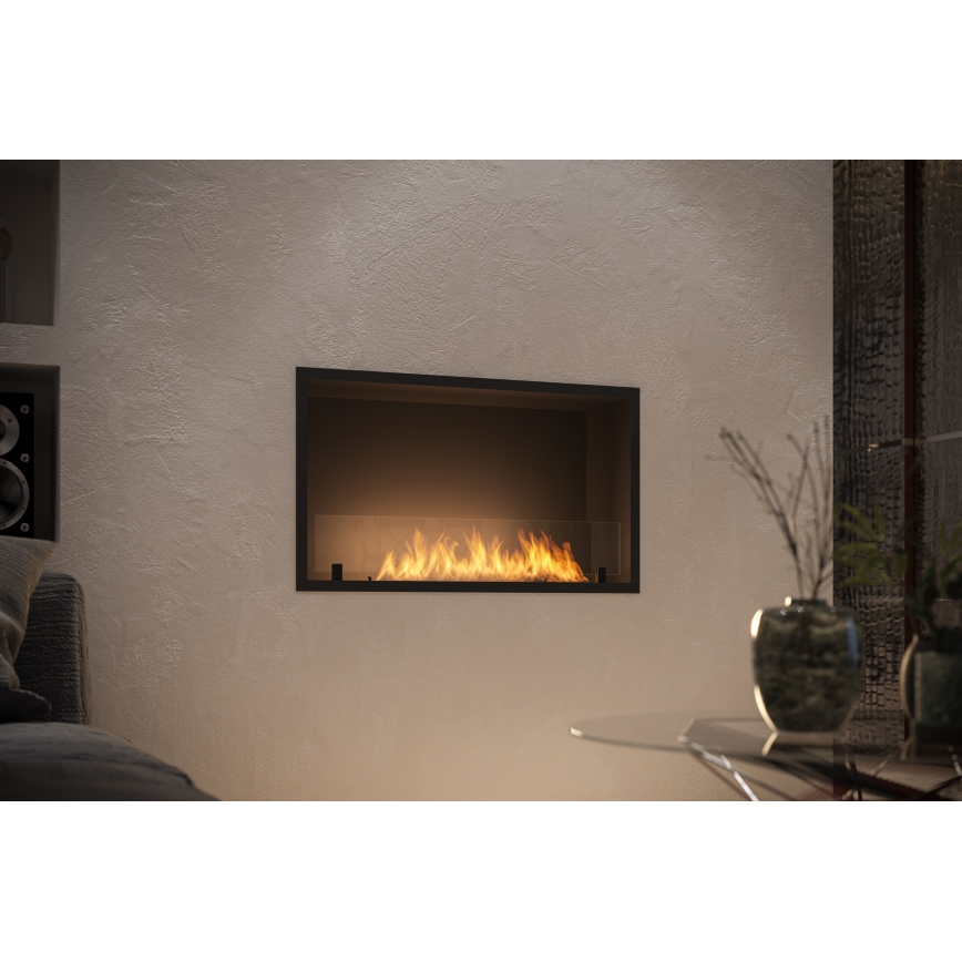 InFire - Vgradni BIO kamin 49,4x84,4 cm 3,5kW črna