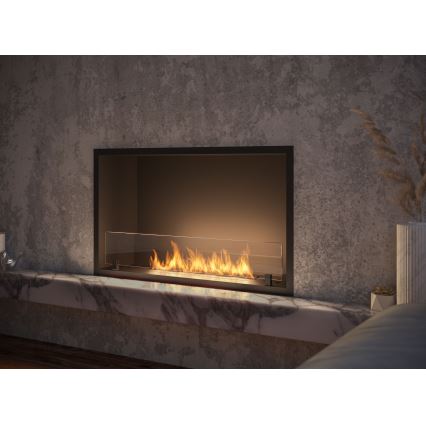 InFire - Vgradni BIO kamin 49,4x84,4 cm 3,5kW črna