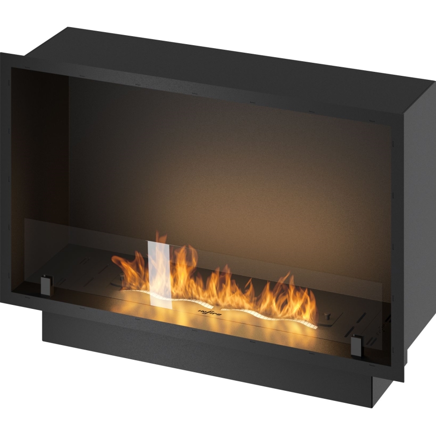 InFire - Vgradni BIO kamin 49,4x84,4 cm 3,5kW črna