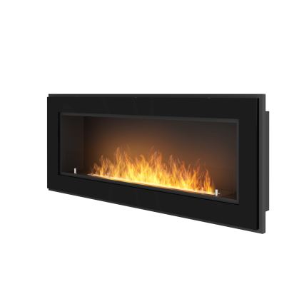 InFire - Vgradni BIO kamin 49x120 cm 3kW črna