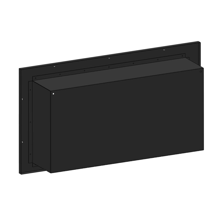 InFire - Vgradni BIO kamin 49x90 cm 3kW črna