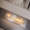 InFire - Vgradni BIO kamin 5,5x50 cm 3kW mat krom