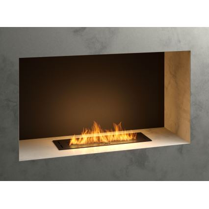 InFire - Vgradni BIO kamin 7,5x50 cm 3,5kW črna