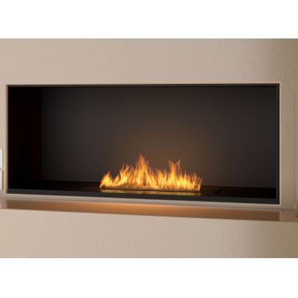 InFire - Vgradni BIO kamin 7,5x60 cm 3,5kW črna