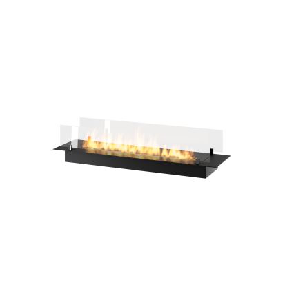 InFire - Vgradni BIO kamin 8,5x120 cm 6kW črna