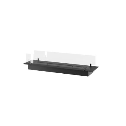 InFire - Vgradni BIO kamin 8,5x120 cm 6kW črna