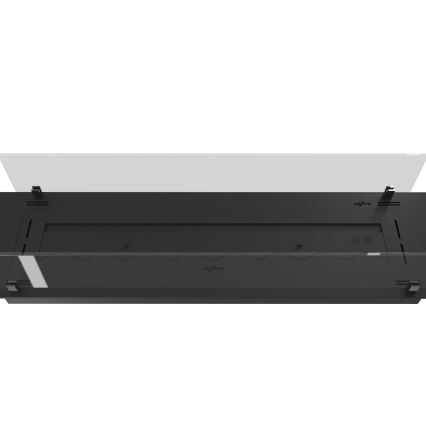 InFire - Vgradni BIO kamin 8,5x120 cm 6kW črna