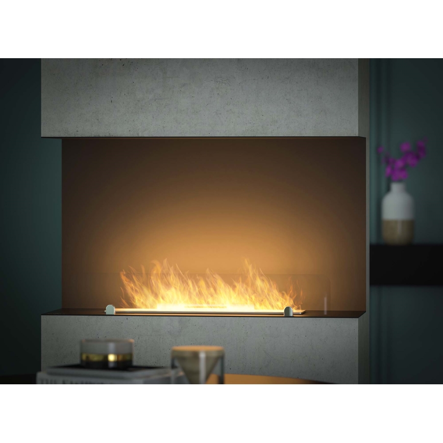 InFire - Vgradni BIO kamin 80x45 cm 3kW črna