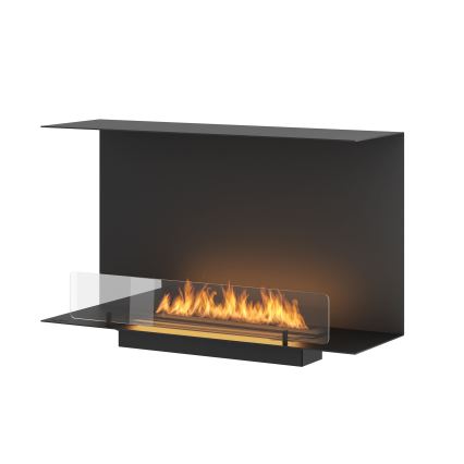 InFire - Vgradni BIO kamin 80x45 cm 3kW črna