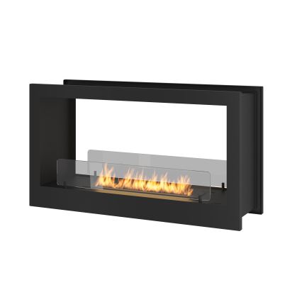 InFire - Vgradni BIO kamin 90x50 cm 3kW bifacial