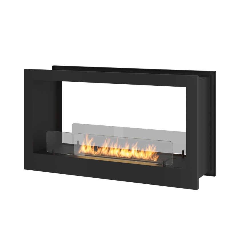 InFire - Vgradni BIO kamin 90x50 cm 3kW bifacial