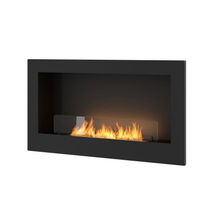 InFire - Vgradni BIO kamin 90x50 cm 3kW črna