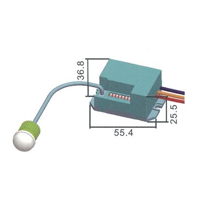 Infrardeči senzor gibanja PIR B 800W/230V