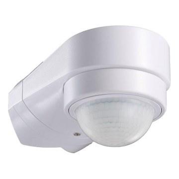 Infrardeči zunanji senzor gibanja 240° 600W/230V IP65 bela