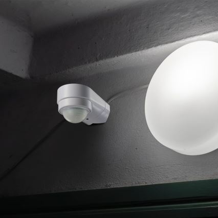Infrardeči zunanji senzor gibanja 240° 600W/230V IP65 bela