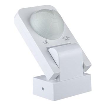 Infrardeči zunanji senzor gibanja 360° 1000W/230V IP65 bela