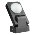 Infrardeči zunanji senzor gibanja 360° 1000W/230V IP65 črna